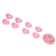 thumbnail image 2 of Sujetador de edredón hermeticidad suministros de acolchado rosa fijador de edredón en forma de corazón para colgar decoraciones para fijar cortinas ANGGREK Otros, 2 of 8