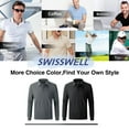 thumbnail image 2 of SPEEDRUN Men's Golf Polo Shirts Casual Business Long Sleeve Polo Shirt for Men Moisture Wicking Dry Quickly Cationic Tennis Golf T-Shirts, 2 of 9