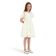 thumbnail image 2 of Kensie Girl Sequin Mesh Short Sleeve Dress, Sizes 4-16, 2 of 6