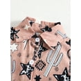 thumbnail image 4 of Coduop Toddler Baby Boy Button Down Shirt Short Sleeve T-Shirt Tops Western Tee 0-3 Years, 4 of 9