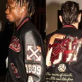 thumbnail image 3 of Uniforme de béisbol con parche bordado de letras a la moda americana para hombre y mujer, chaqueta informal Vintage Y2K Punk Hip Hop Street para parejas, 3 of 5