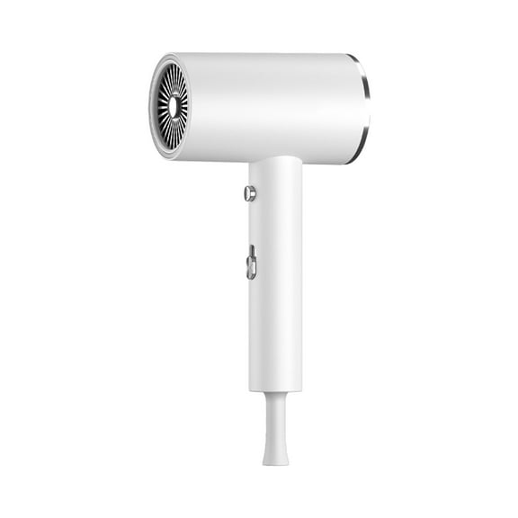 Beauty Under $15 Electric Hair Dryer Blue Light Hair Dryer High-Power Electric Hair Dryer Home Hair Dryer Hot Wind Comb Hair Salon Blowing Comb Lightweight Travel Hairdryer White