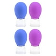 thumbnail image 4 of Esquirla 4 Pieces Facial Cupping Set Silicone Cupping Cups for Muscle Relaxation Back, 4 of 8