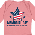 thumbnail image 4 of Inktastic Memorial Day Grunge Remembering Those We Have Lost Boys or Girls Long Sleeve Baby Bodysuit, 4 of 5