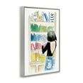 thumbnail image 2 of Browsing Home Library Gray Framed Giclee Art, 12 x 18, Made In USA, 2 of 7