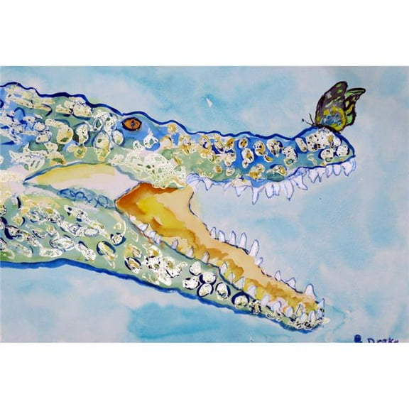Betsy Drake PM548 Croc & Butterfly Place Mat - Set of 4