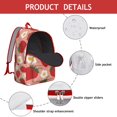 thumbnail image 4 of Stylish Boho Chest Bag with Strawberry and Floral Print – Vibrant Red Berries Pattern, Sweet and Artistic Design for Women, 4 of 5