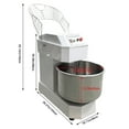 thumbnail image 2 of 80L Dough Mixer Double-Acting Double-Speed Dough Mixer Spiral Kneading Machine 220V Three-phase, 2 of 16