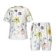 thumbnail image 1 of Balery Wildflowers Conjunto de Pijama Infantil de Manga Corta con Estampado – Ropa de Dormir de Algodón Suave-Small, 1 of 6