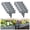 gray-10pcs, variant on Imitation Stone Garden Fence Plastic Retaining Edging Border Grey Cobbled Effect,Plastic Garden Retaining Edging Fence,Flexible Interlocking Landscape Edging,for Landscaping Flower Beds