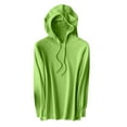 thumbnail image 1 of cfhntfmh Womens Fashion Hoodies Fall Lounge Long Sleeve Drawstring Hooded Sweatshirt Soft Comfy Solid Color Knit Pullovers, 1 of 7
