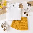 thumbnail image 6 of Bobifish Toddler Girls Outfit Sets Sleeveless Butterfly Embroidered Vest Top Bow Shorts Hangout Wear Children Girls Sets, 6 of 7
