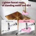 thumbnail image 3 of Sink Drainage Mat Kitchen Splash Guard for Sink Faucet Drainage Mat Faucet Anti-splash Water Mat Silicone Anti-spilling Drainage Mat Drying Mat for Countertop, Bathroom, Farmhouse, RV, 3 of 7