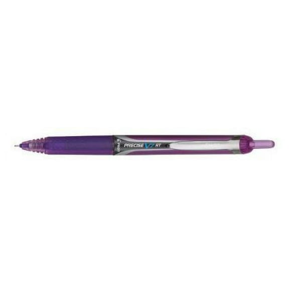 6 PACK: Pilot Precise V7 Retractable Purple Rolling Ball Ink Pens, 1 Single Pen (26071)