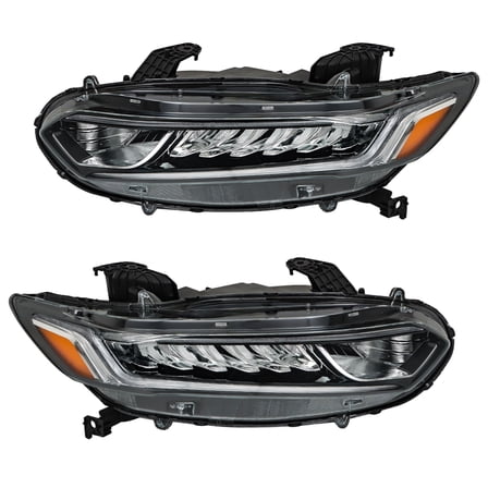SHZAITOR Headlights Assembly Replacement for Honda Accord 2018-2021 Projector Headlights Headlamps with LED DRL Signal Driver and Passenger Side
