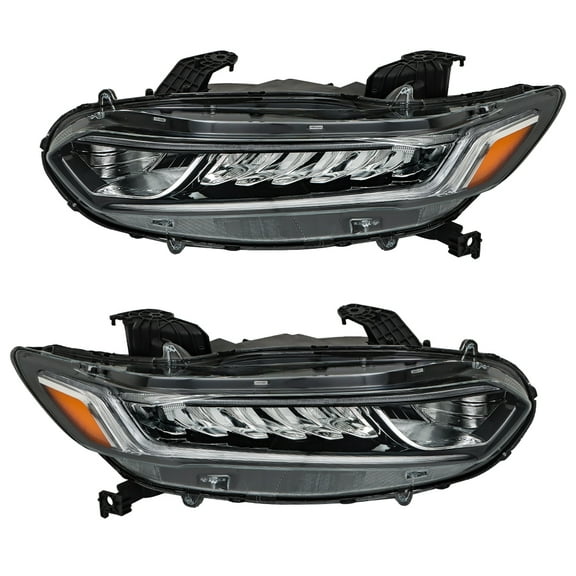 SHZAITOR Headlights Assembly Replacement for Honda Accord 2018-2021 Projector Headlights Headlamps with LED DRL Signal Driver and Passenger Side