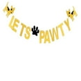 thumbnail image 4 of Letter Banner Dog Pattern Paw Print Party Banner Hanging Banner for Pet Birthday, 4 of 8