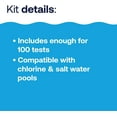 thumbnail image 2 of PAWTY 1275 Swimming Pool Care 6-Way Test Kit, Swimming Pool Water Chemical Tester, 100 Tests, 2 of 8
