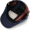thumbnail image 7 of Men's Beret Hat Cotton Buckle Adjustable Newsboy Hats for Men Driving Flat Caps Cabbie Gatsby Cap, 7 of 7