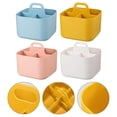 thumbnail image 4 of Stackable Multipurpose Basket Organizer with Handle - Perfect for Home & Office Pink, 4 of 9