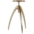 thumbnail image 2 of Pemberly Row Contemporary Gold Aluminum Counter and Bar Stool, 2 of 5