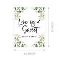 thumbnail image 4 of Koyal Wholesale Minimal Foliage Greenery Wedding Signs Bundle 30-Set for Ceremony, Reception Decor Signage, 8.5 x 11, 4 of 5