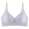 thumbnail image 2 of Turilly Bras Womens Sporty Style V Neck Wireless Bra With Fine Straps And Seamless Support Everyday Bras, 2 of 5