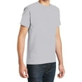 thumbnail image 5 of Hanes Essential Short Sleeve T-Shirt, Men's Casual Crewneck Classic Fit Tee, Ash, 2XL, 5 of 5