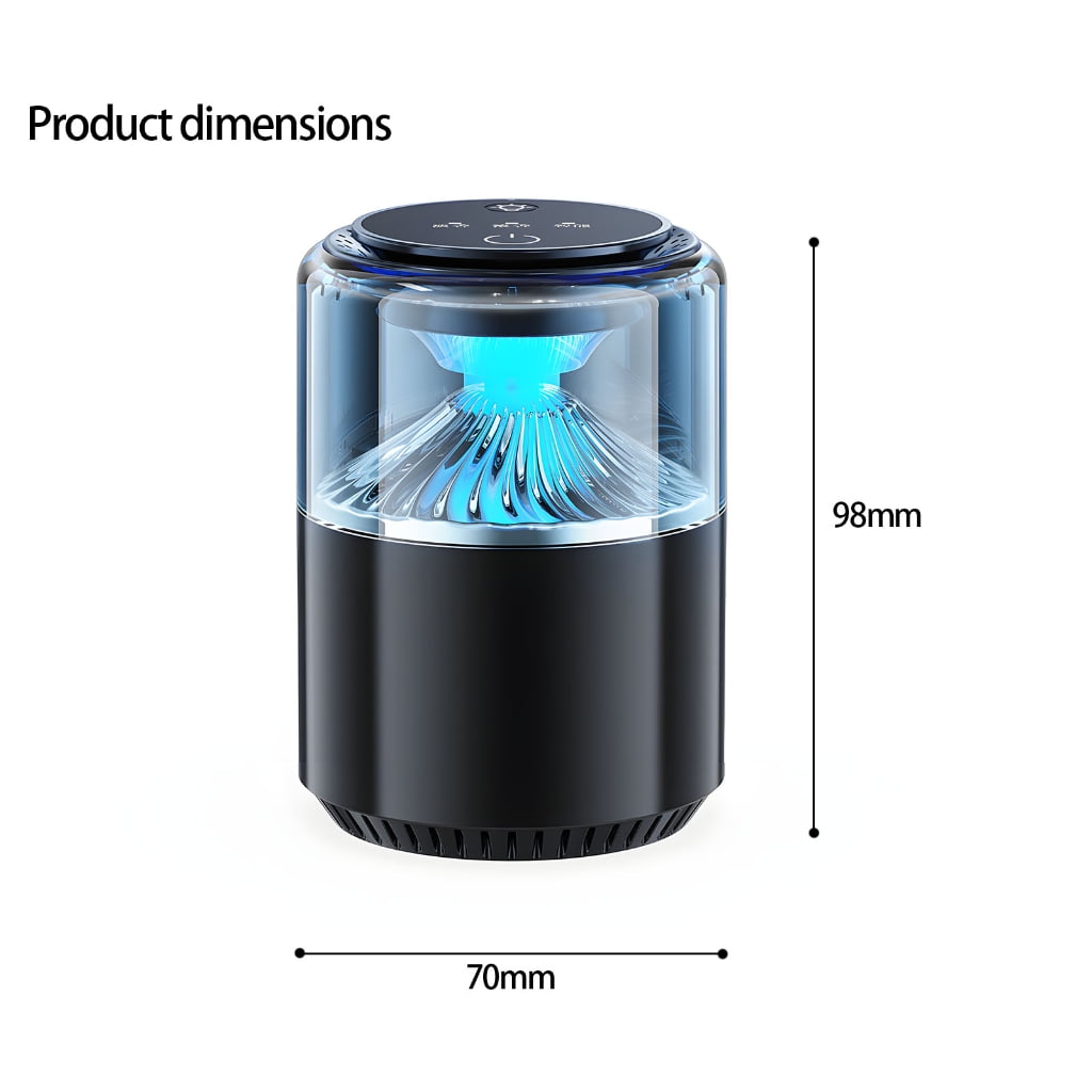 Automatic Car Air Freshener Diffuser with Ambience Light, Long Lasting Scent