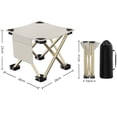 thumbnail image 2 of Yimiti Portable Outdoor Folding Stool: A Lightweight, Quick-To-Setup Chair For Everyone--Black Extra Large, 2 of 9