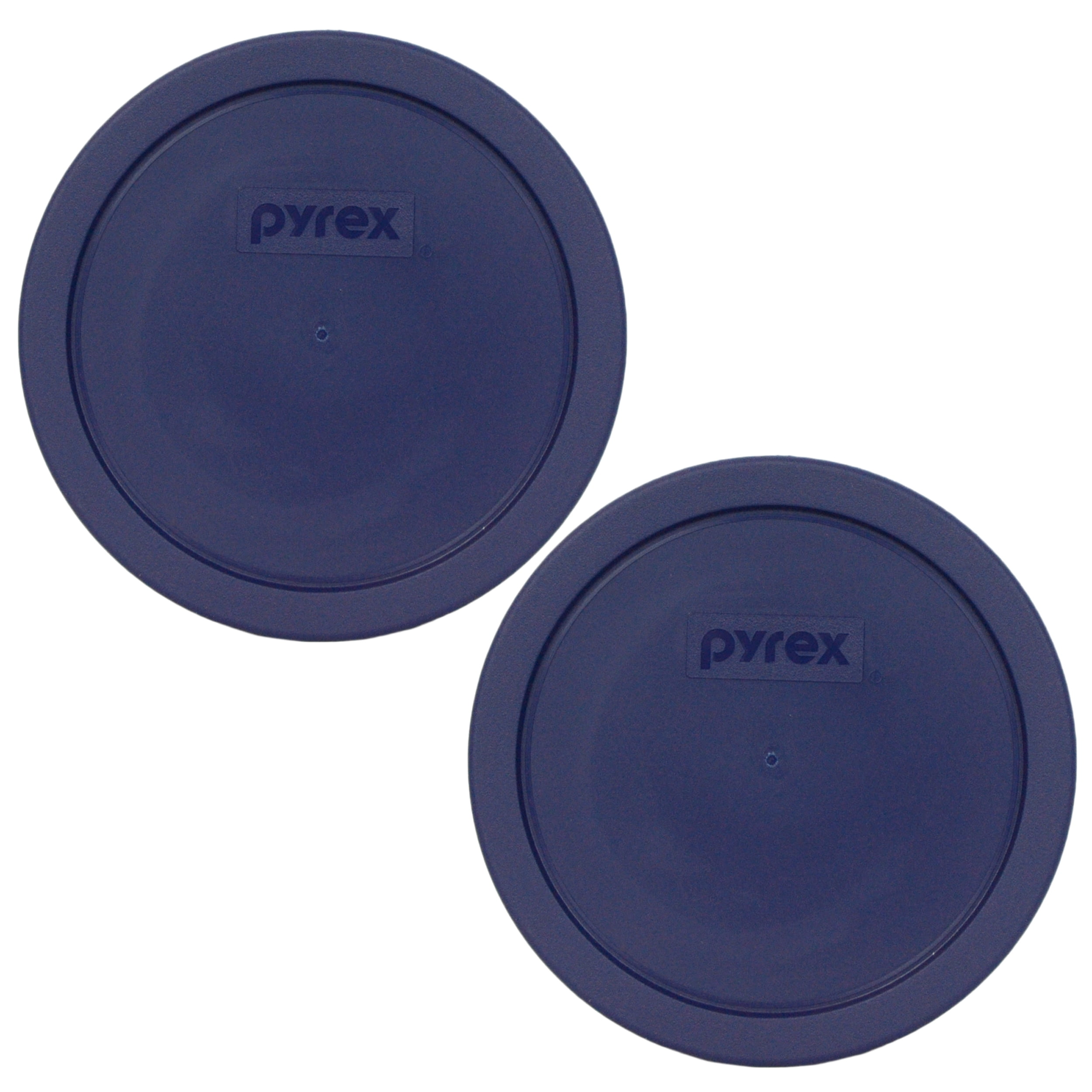 Pyrex Replacement Lid 7401PC 3Cup Blue Round Cover (2Pack) for Pyrex