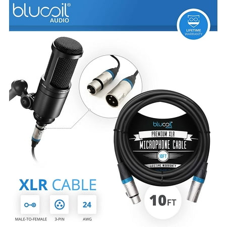 Audio Technica AT2005USB USB / XLR Dynamic Microphone with Pop Filter, 10' XLR Cable, Cable Ties