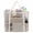 Beige, variant on Extra Large Mesh Beach Tote Bag, 40L Sandproof Pool Bag with 8 Pockets & Zipper, Heavy Duty Foldable Beach Bag for Family, Beach, Pool, Picnic, Shopping