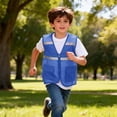 thumbnail image 2 of BOOMNY Toddler Boys Sleeveless Hi Vis T Shirts Reflective High Visibility T-Shirts Loose Mesh Vest, Sizes 11-12 Years, 2 of 7