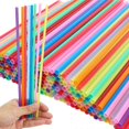 thumbnail image 5 of 1000Pcs 10.3 Inch Disposable Plastic Straws Assorted Bright Colors, 5 of 5