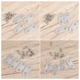 thumbnail image 5 of 30 Pcs Plaque de Réparation Droite Plate 37MM 2 Trous Code de Coin en Acier Inoxydable Connexion de Meubles Code de Coin Épais, 5 of 5