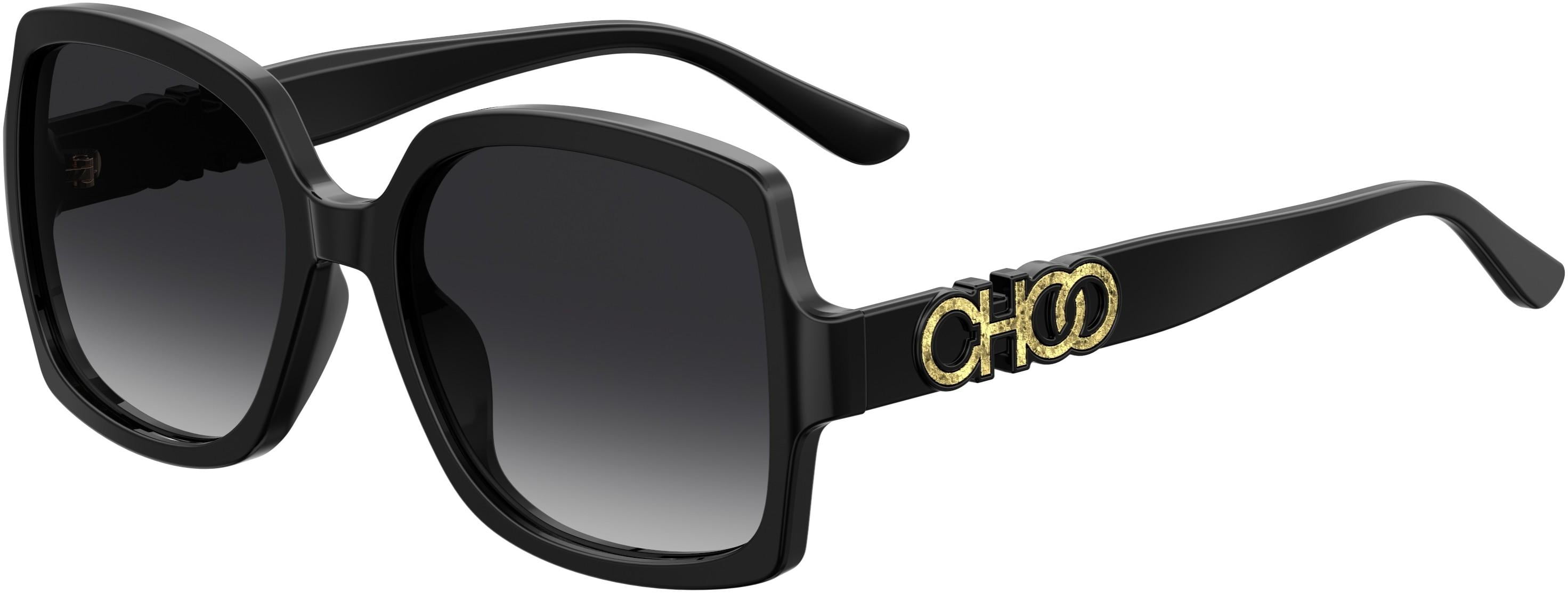 Jimmy Choo - Jimmy Choo JCH Sammi Sunglasses 0807 Black - Walmart.com ...