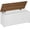 White and Walnut, variant on HOOBRO Storage Bench 39.3" Retro Wooden Storage Chest Toy Organizer with Lift Top Entryway Living Room Black and Walnut BH141CW01G1