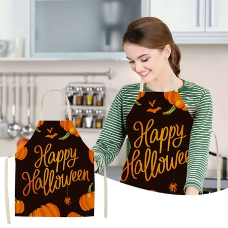 

Halloween Scary Apron Horror Spooky Mood Decoration Kitchen Accessories Cooking Apron Work Clothes Avoidance Fouling Cover