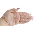 thumbnail image 6 of Real 10K Yellow Gold Solid Square Box Link Chain 1.90mm Necklace 22 Inches, 6 of 6