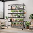 thumbnail image 5 of TrumanPick 6 Tier Wire Shelving 36"W x 18"D x 75"H Storage Shelves, Heavy Duty Garage Shelving Unit, Adjustable Pantry Shelves for Storage Kitchen Warehouse, Black, 5 of 10