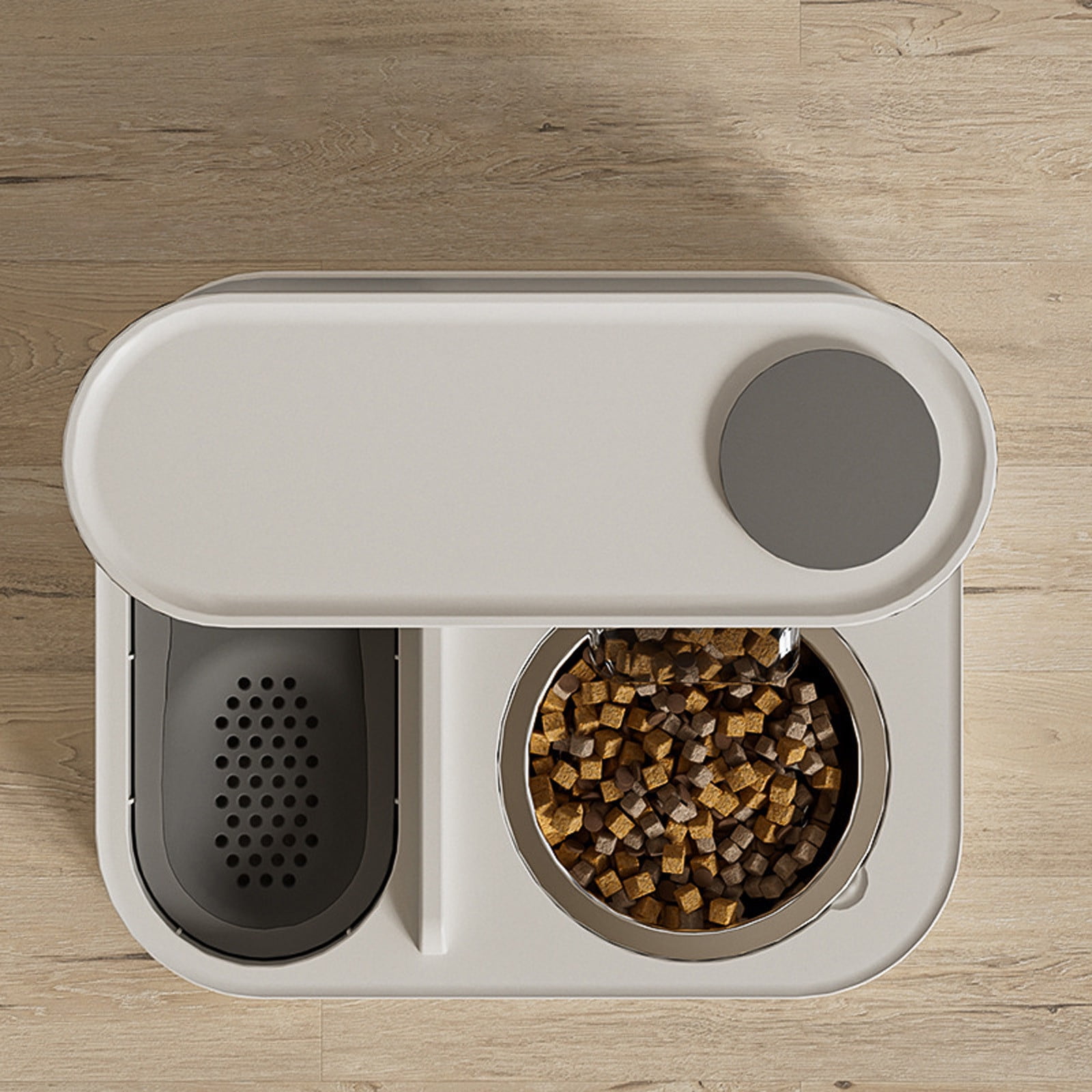 Automatic Pet Feeder and Water Dispenser Set Large Capacity Food Water Bowl for Dogs Cats Animals