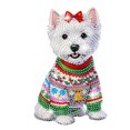 thumbnail image 1 of Kits Arte Diamantes Escritorio Navidad Acrílico Sacudiendo La Cabeza Yorkshire Terrier, 1 of 9