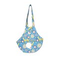 thumbnail image 2 of Waterproof Poultry Carrier Bag With Leg Hole, Floral Printed Breathable Chicken Sling Tote, Comfortable Farm Transport Handbag For Hens Small Geese Vet Visits Farm Travel, 2 of 8