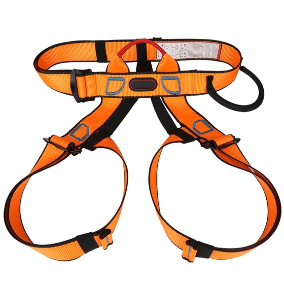 JELLOO Professional Thicken Climbing Harness, Safe Seat Belts - Waist Safety Harness for Rock Climbing, Wider Half Body Harness for Mountaineering, Fire Rescuing, Rappelling & Tree Climbing