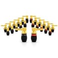 thumbnail image 1 of Cerrojo Sewell de Banana Plugs en ángulo recto, 12 pares, chapado en oro, 1 of 6