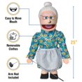 thumbnail image 3 of Peluche de ventrílocuo Granny de cuerpo completo de 25" de Silly Puppets, 3 of 5