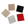 thumbnail image 3 of 5Pcs Bra Extenders 5 Hooks 3 Rows Elastic Bra Strap Extension for Women, Soft Stretchy Back Bra Extension Strap, 3 of 5