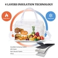 thumbnail image 3 of MEXS Insulated Lunch Bag for Women Men Large Reusable Lunch Box Adult Leakproof Portable Cooler Tote Bags for Work Picnic, 3 of 8