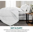 thumbnail image 2 of Soft Queen Size Comforter Duvet InsertLightweight Down Alternative Comforter with Corner TabsFluffy Breathable Machine Washable Diamond Stitching ( &#x&#), 2 of 9
